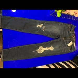 American Eagle hi rise jegging size 6 dark blue